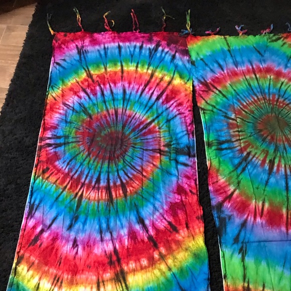 Tye Dye Curtain Panels - Picture 2 of 8